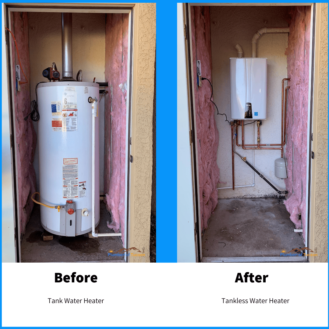 Tankless Water Heater Installation in Marana AZ