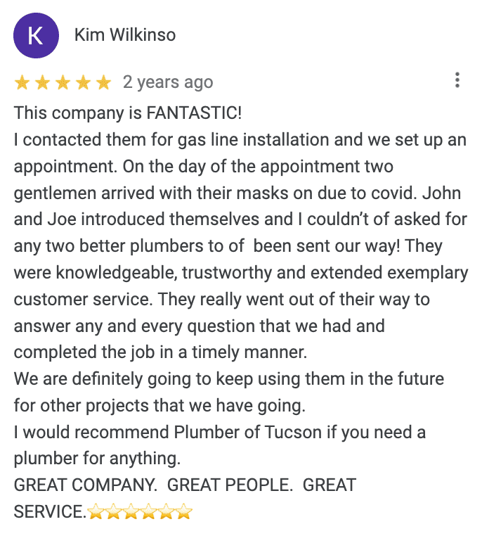 Google Review from Kim Wilkinso