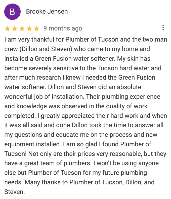 Google Review from Brooke Jensen