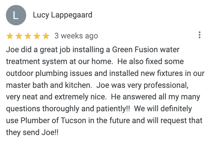 Google Review from Lucy Lappegaard