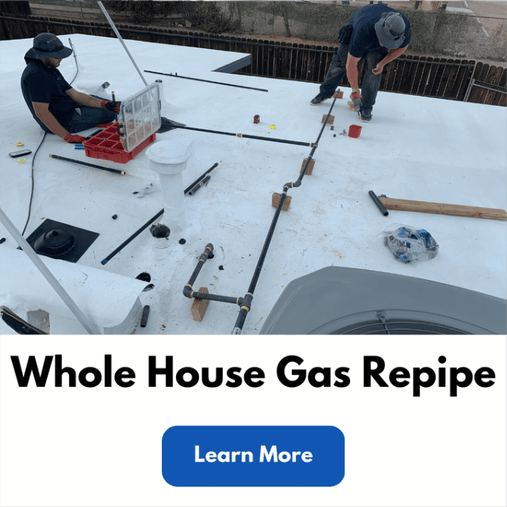 Tucson Whole House Gas Repipe