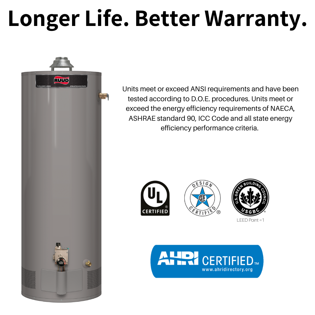 RUUD Gas Water Heater Warranty