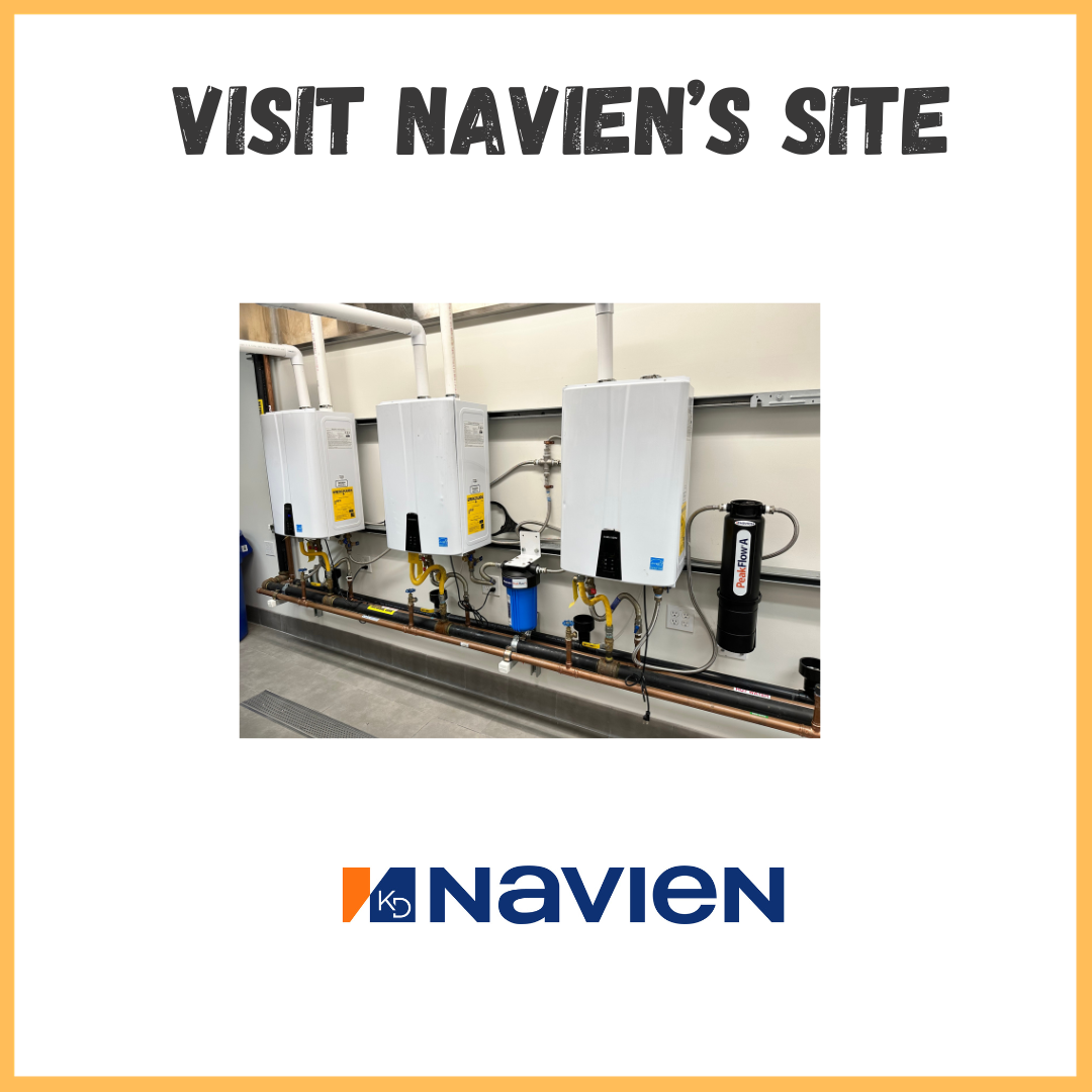 Navien Water Heaters Website